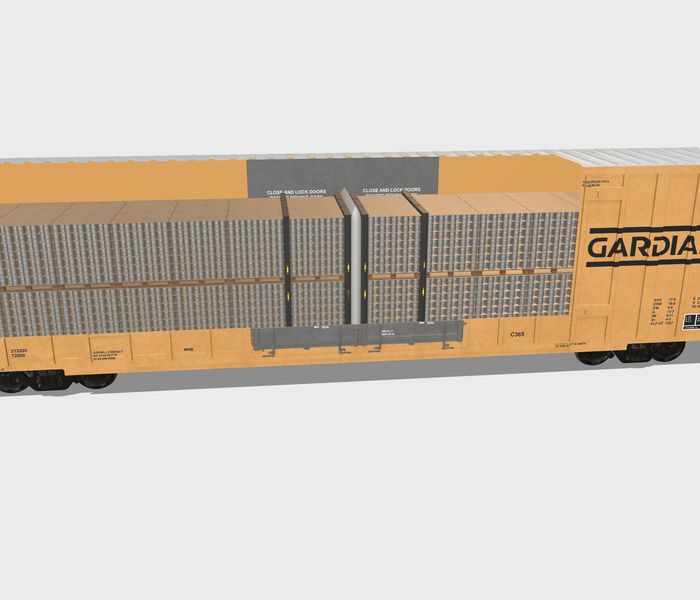 Cans palletized